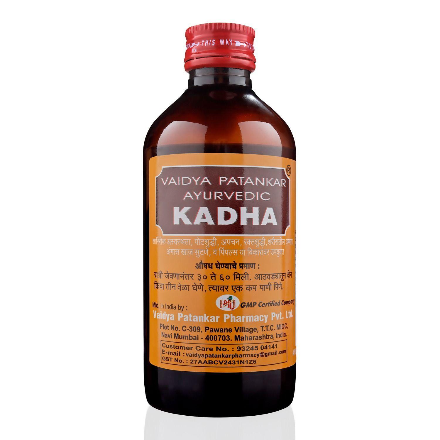 

Аюрведичний сироп Вайдья Патанкар Кадха (450 мл), Vaidya Patankar Ayurvedic Kadha, Vaidya Patankar