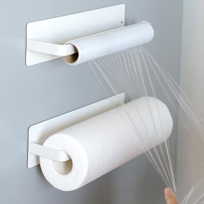 Magnetický držák papírových utěrek Držák role toaletního papíru Bezvrtací stojan na papírové utěrky Silná magnetická podložka pro kuchyňskou lednici