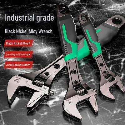Llave Ajustable de Grado Industrial: 0-36mm Doble Propósito, Resistente al Óxido, Impermeable