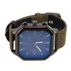 Men Watch Quartz Movement Leather Strap Stylish Retro Wristwatch for Indoor Outdoor Activities
