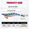Artificial Hard Bait Luminous Squid Jig Sea Fishing Lure Octopus 3.5#3.0 # 2.5 # Japan Fishing Tackle