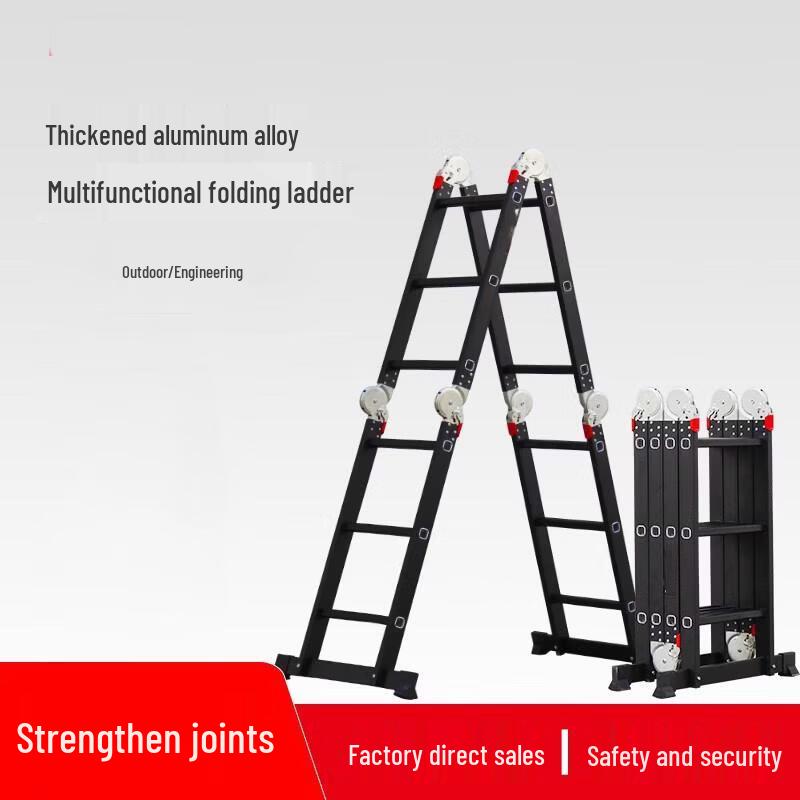 Aluminum Multi-Purpose Telescopic Folding Ladder