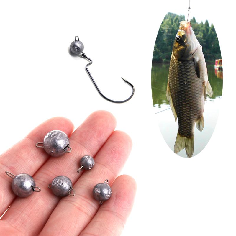 100 Poids De Pêche Fendus 0,035 Oz – Plomb Rond Dropshot | Pour Pêche En Eau Douce