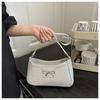 Chic Faux Leather Underarm Bag for Women 2026 Trendy Single Shoulder Purse Fashionable Daily Crossbody Handbag