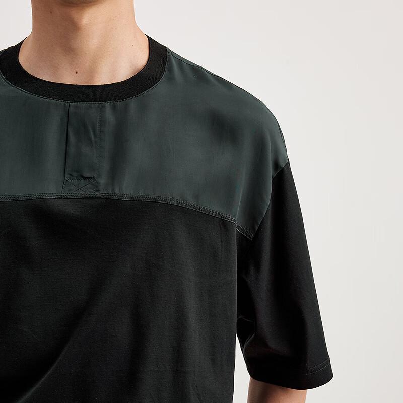 CROQUIS Men's 2025 Summer Loose Fit Round Neck T-shirt