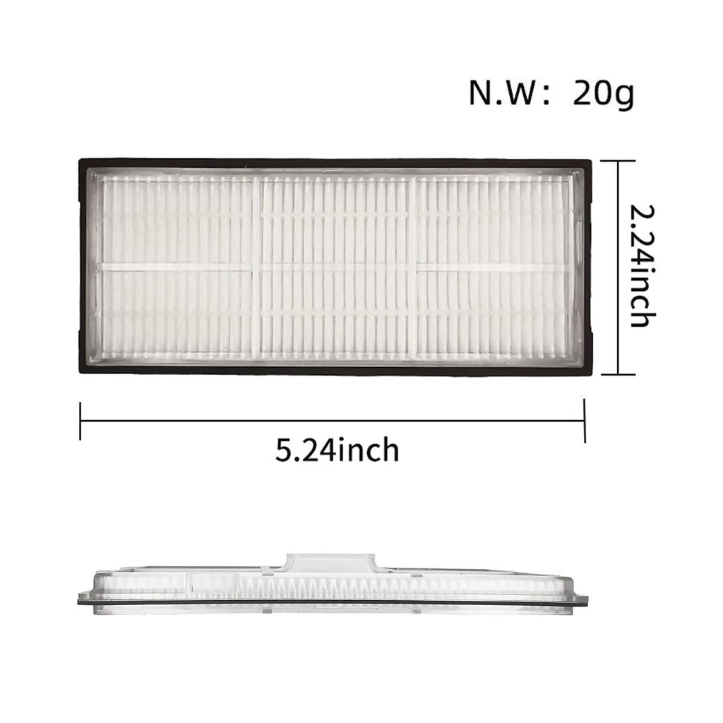 Vacuum Filters Replacement for Roborock Xiaomi T7S T7S Plus S7/S7 MaxV/S7 MaxV Ultra/S8 /S8+/S8 Pro Ultra Hard Floor Washable Fi