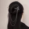 Metal Tassel Hair Stick Fairy Hair Clips Vintage Hair Grips  Headdress