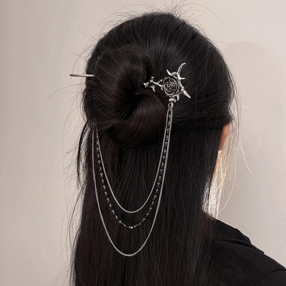 with Chain Hair Stick Fairy Hair Clips Vintage Hair Grips  Headdress