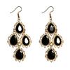 Pair of Drop Earrings in Vibrant Color Dangle Styles Alloy for Sensitive Skin