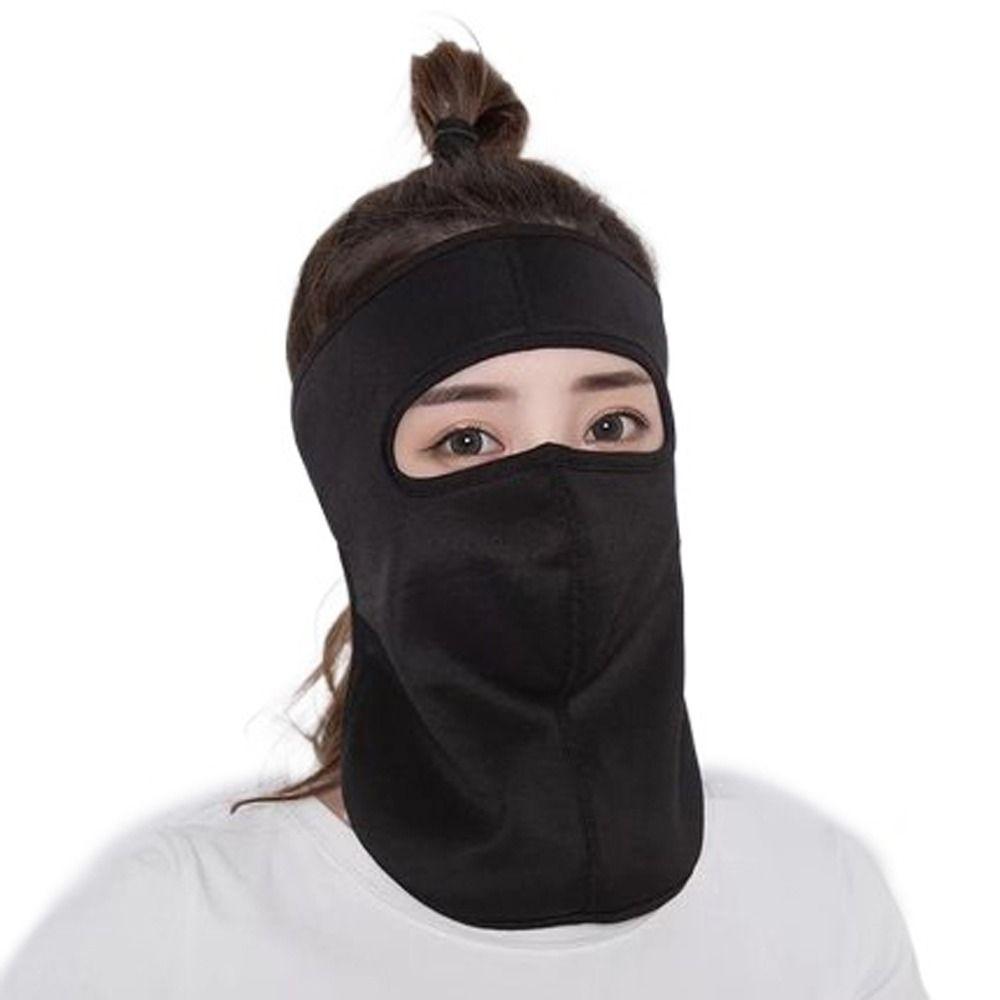 Face Scarves Solid Color Womne Neckline Mask Men Fishing Face Mask Summer Sunscreen Mask Ice Silk