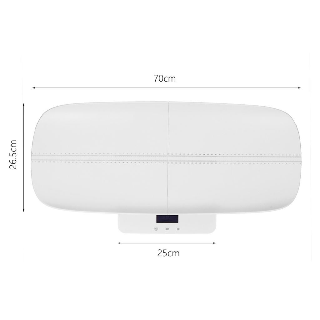 USB-Aufladung LCD-Anzeige Waage Kleinkind Säugling Haustier Babywaage Gewichtswaage Kinder Erwachsene Körperwiegen Genau Messwerkzeuge 100kg