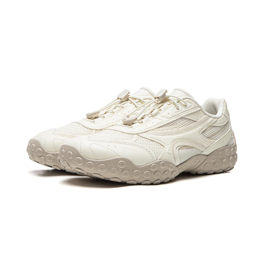 Li-Ning Featherlight Dance Casual Versatile Wear Resistant Height Increasing Low Top Dad Shoes Women sneakers Off-White AGLW074-1