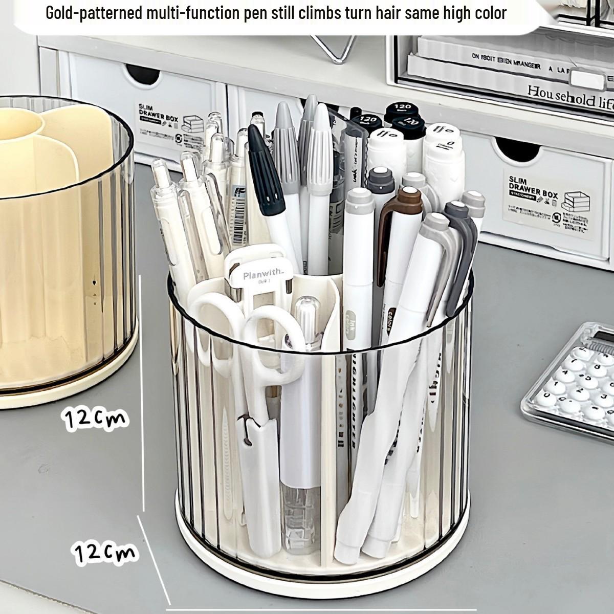 

Акриловый настольный ящик для хранения и подставка для ручек для офисного рабочего места