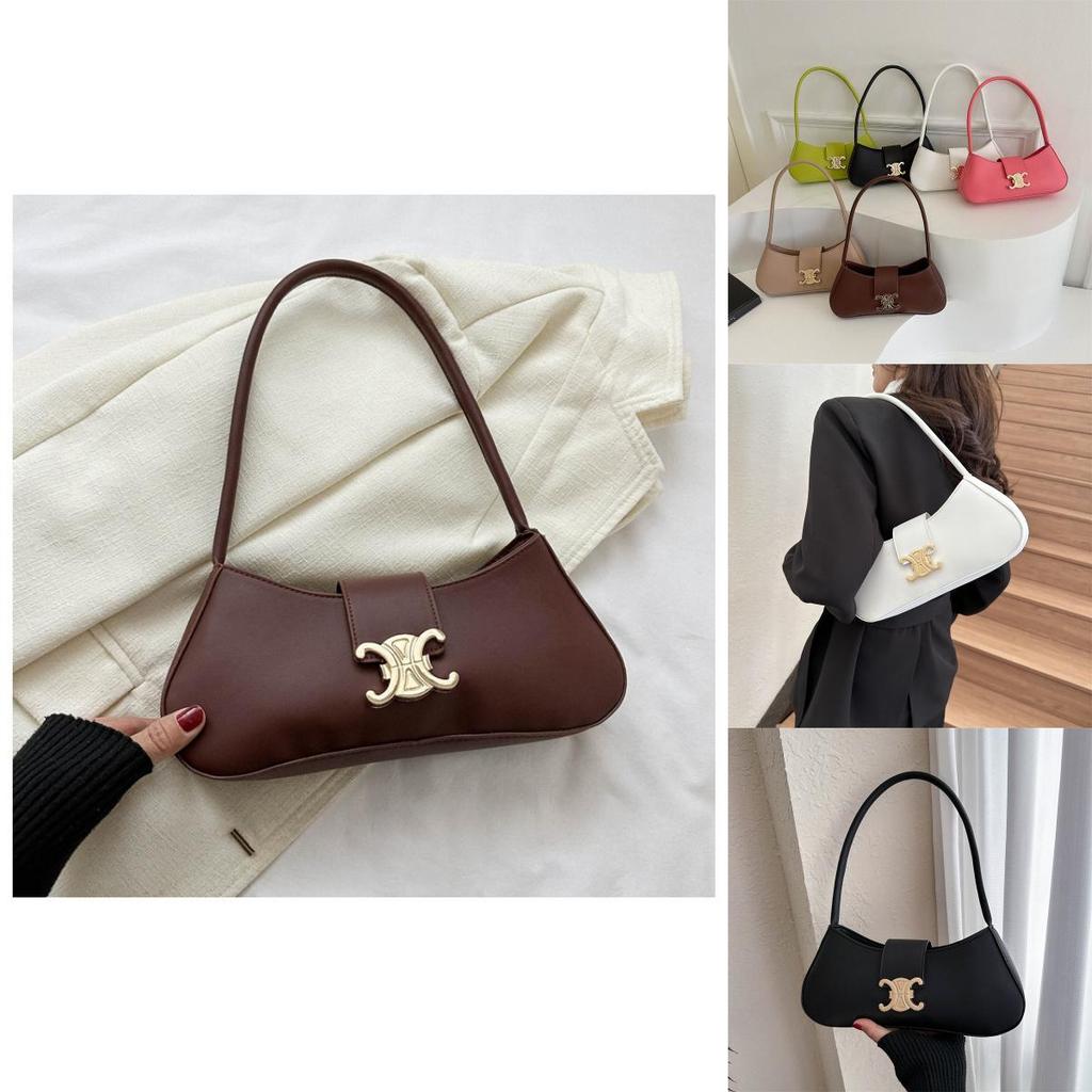 Trendy Street Style Pu Shoulder Bag Candy Color Crossbody Bag For Women 2023 Winter