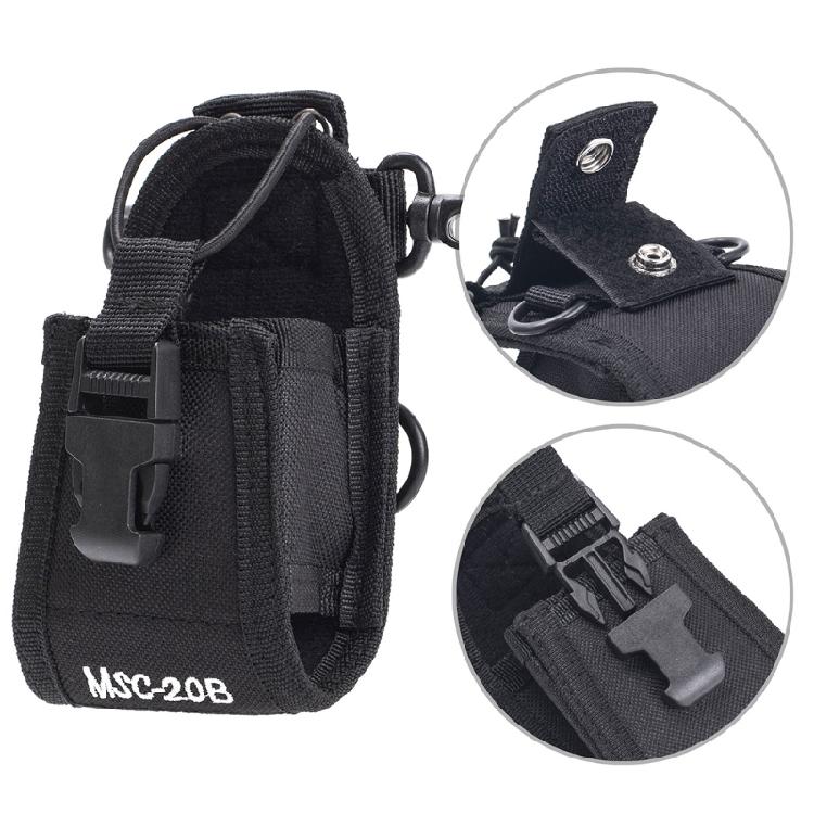 MSC-20B Nylon Pouch Bag Holster Carry for Case TYT-BaoFeng UV-5R Walkie Talkie R