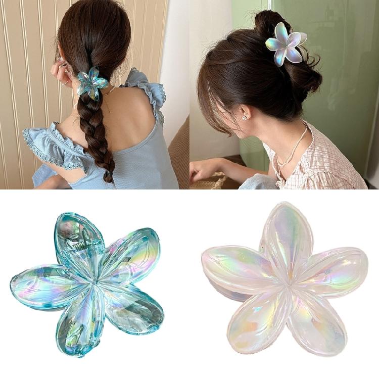 Floral Hair Clip High Ponytails Claw for Women and Girls Enhancing Your Look Fashionable Plastic Hair Accessory