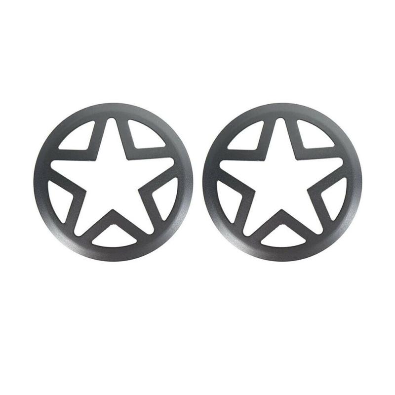 2 Pcs Front Turn Signal Light Cover Flasher Insert Guard Compatible For Jeep Wrangler 2007-2017