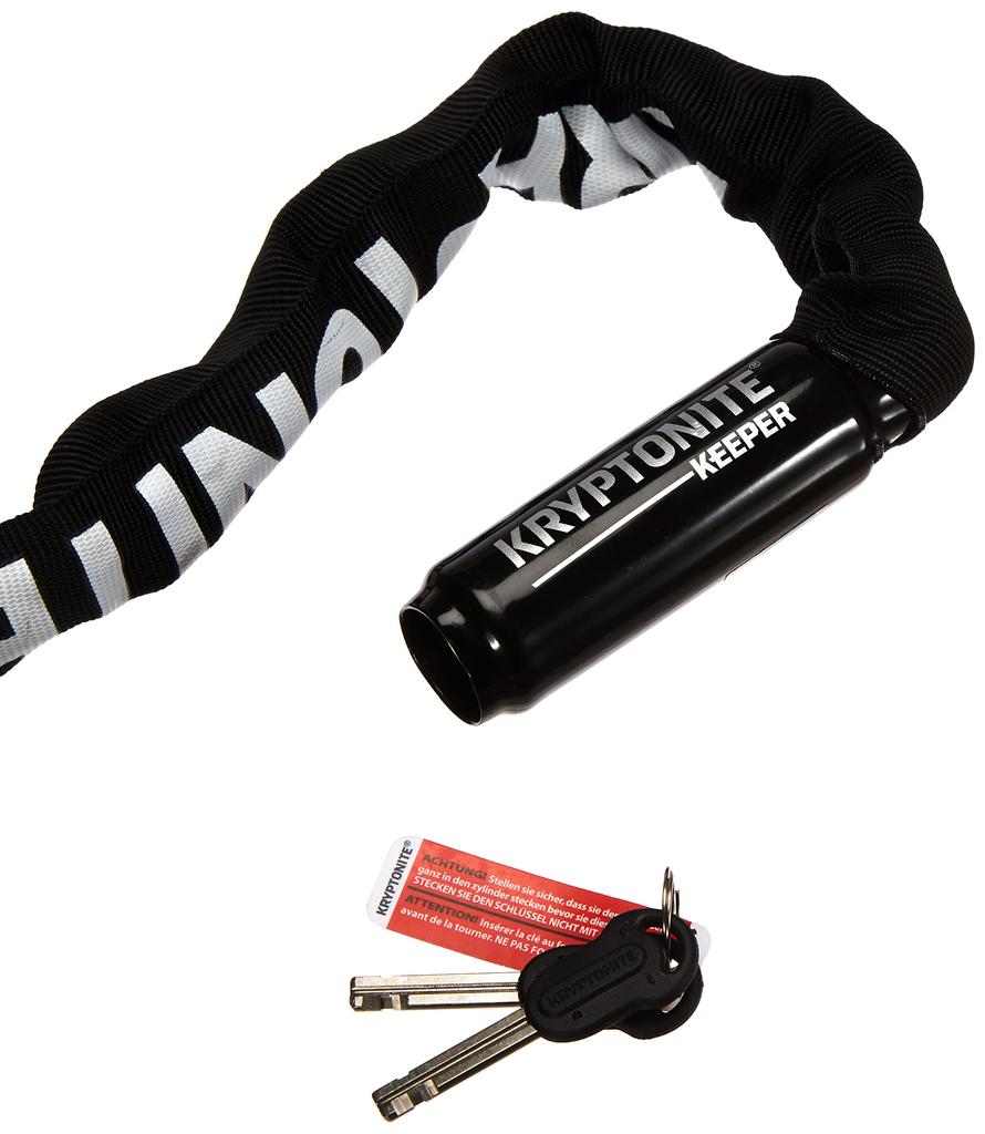 Kryptonite Chaine Keeper 712 Antivol Noir Taille 120 Cm Chaîne