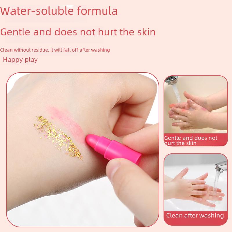 "Princess Makeup Box: Children's Pretend Play Cosmetic Set for Girls – Perfect Gift for Dress-Up"