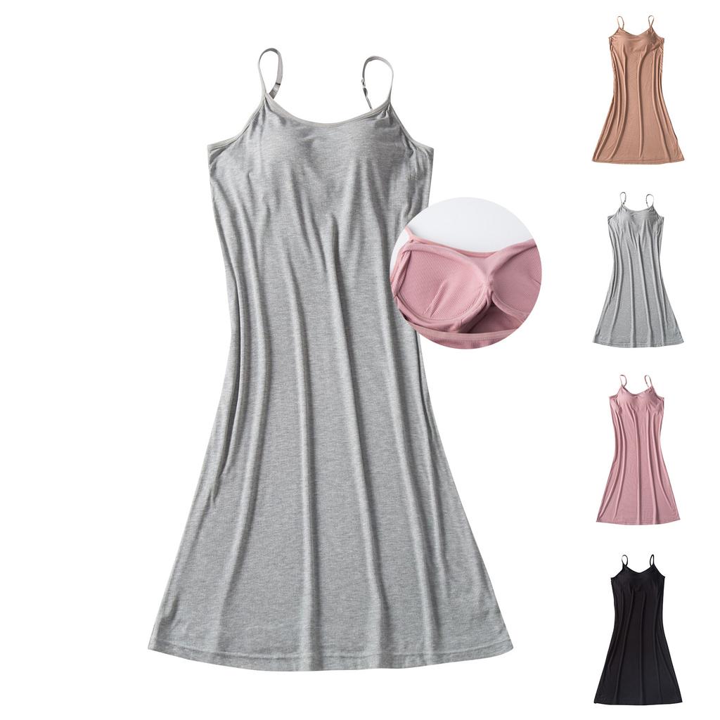 Women's Summer Dress Loose Beach Vacation Casual Deep V Neck Vest Dress Elegant Shirt Dress