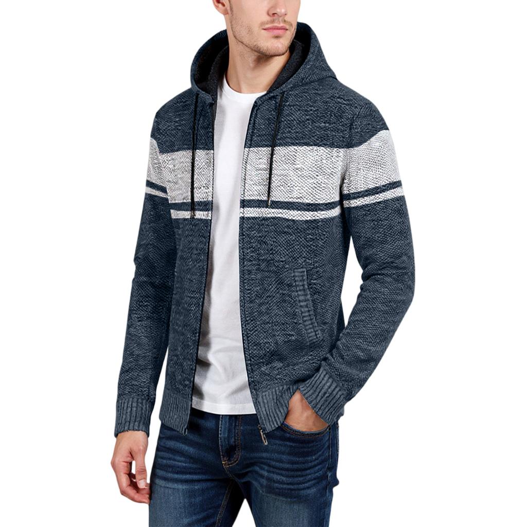 Cardigan Leisure Loose Hooded Hood Knitted Sweater