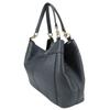 Used COACH Tote Bag F28992 leather Dark navy Shoulder