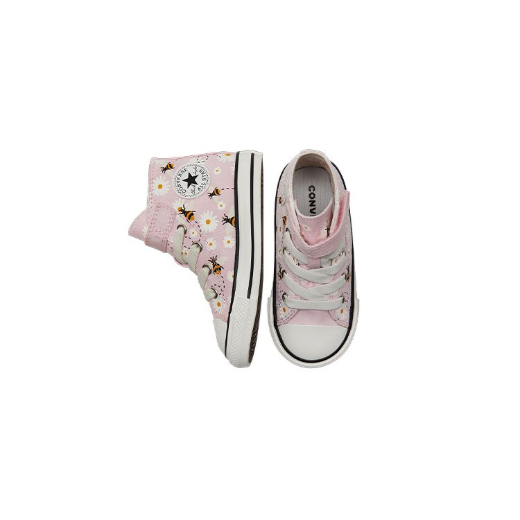 Converse All Star 1V Comfortable Casual High-Top Walking Shoes Baby Shoes Pink A01620C