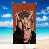 Quick Dry Beach Towel Eminem Pattern, Lightweight Absorbent Towel for Pool Beach Vacation Use