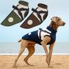Warme Hundeweste mit integriertem Geschirr Wasserdichter Reflektierender Hundemantel Verstellbare Brustschnalle Mit Fleece gefüttert Winter Haustierkleidung