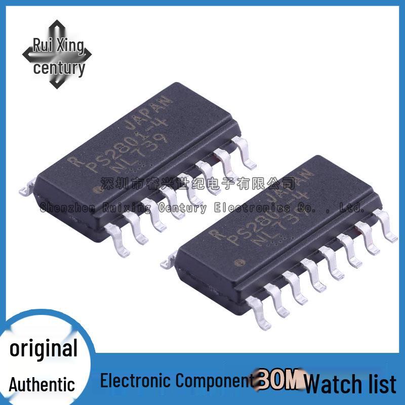 

PS2801-4-F3 PS2801 SMD SOP-16 Optocoupler - Brand New Original Phototransistor.