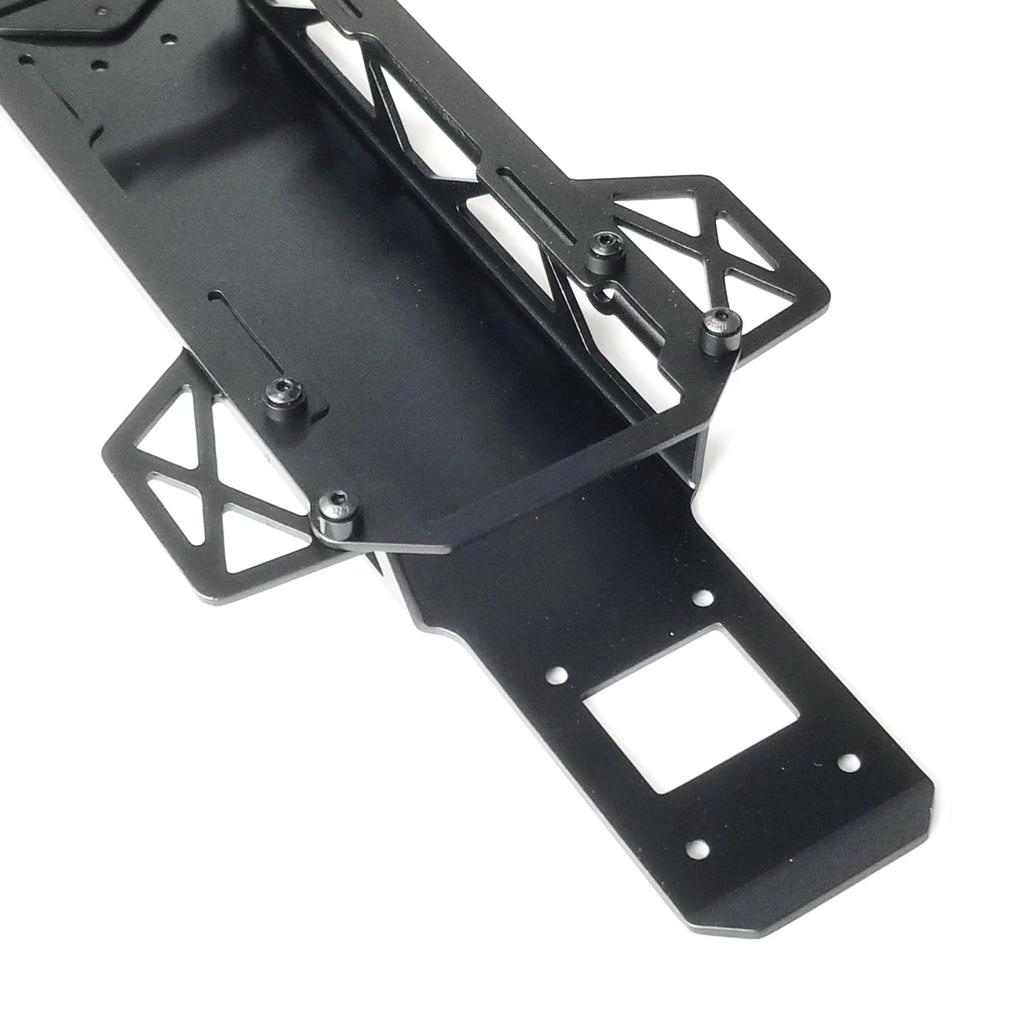 KF RC Ultra-Lightweight Aluminum Chassis for Tamiya DT-02 Buggy Kumamon Version/Super Fighter G/Desert Gator