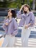 2025 Slimming Hooded Commuter Jacket: Spring/Autumn Loose Fit for Plus Sizes
