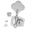 Musiclily Pro 4-String Bass Tuners for 4-String Electric Bass, Chrome
