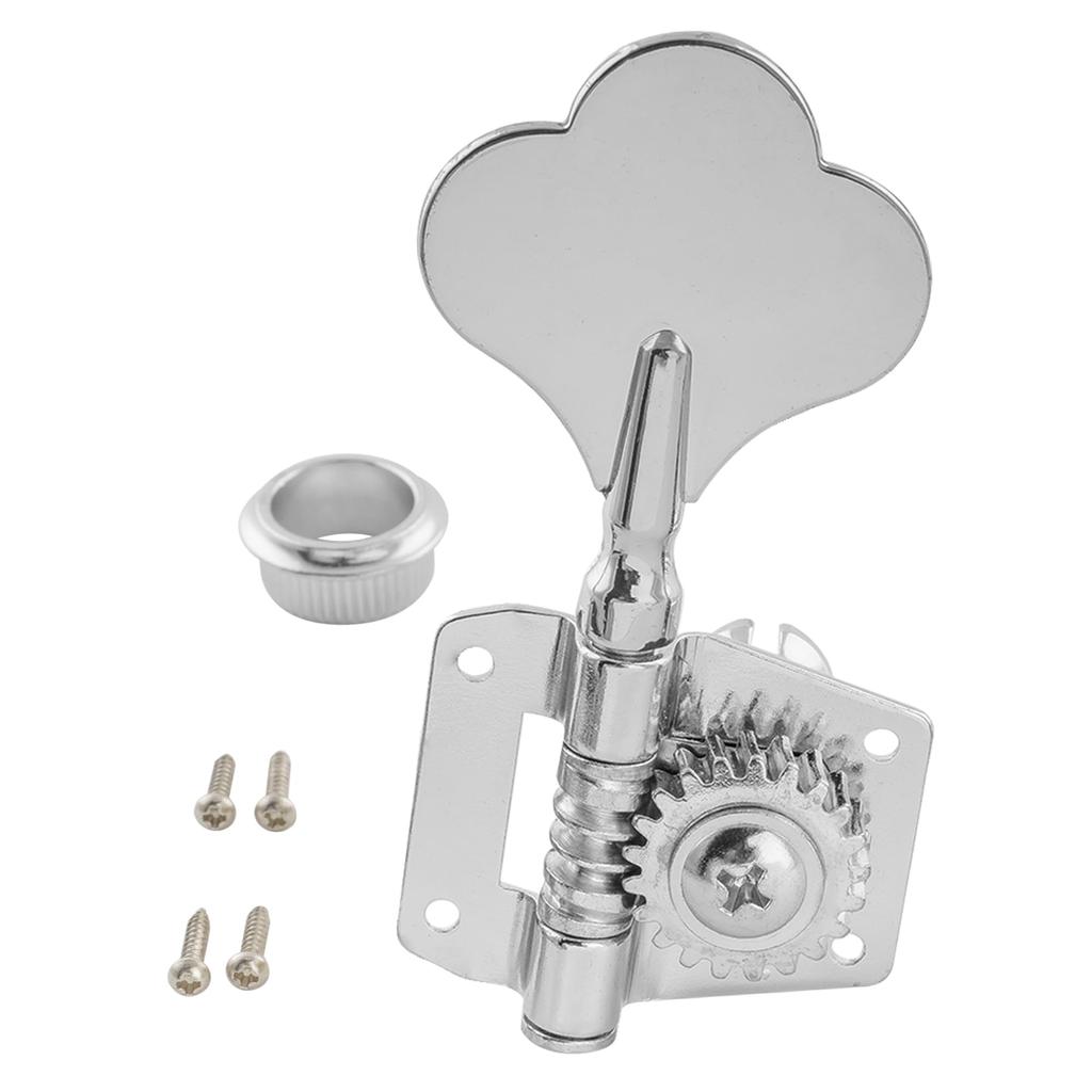 Musiclily Pro 4-String Bass Tuners for 4-String Electric Bass, Chrome