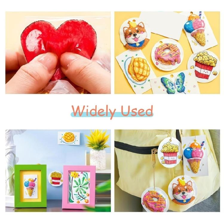 Magics 3D Foam Texture Painting Kits Magics Puff Paint with Watercolor Pen Art Supplies for Kids