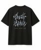 MONSTER REPUBLIC Stone Logo Indigo Blue T-Shirt Black_8116