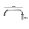 Wall Mounted Kitchen Faucet Stove Dedicated Swing Tap Water Purifier Single Lever Hole Tap Stainless Steel Bathroom Faucet