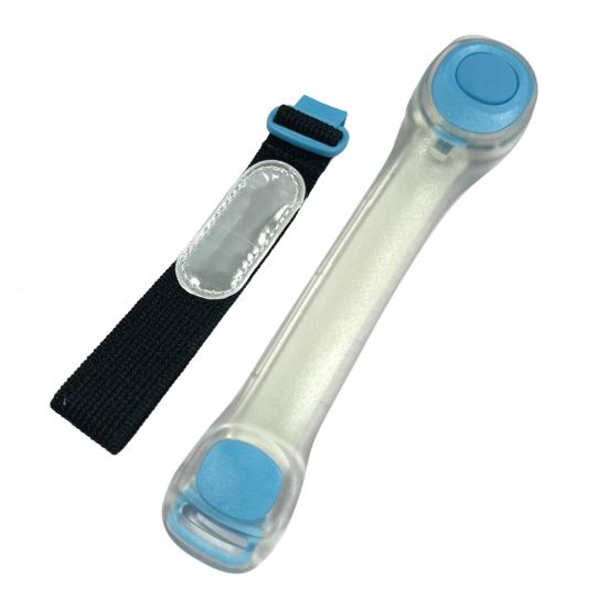 LED Light Up Armband High Visibility Outdoor Sports Flashing Luminous Safety Band Adjustable