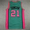 San Antonio Spurs 21 Retro Pink Basketball Jersey Men Women