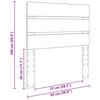 Headboard White Wood Based Material