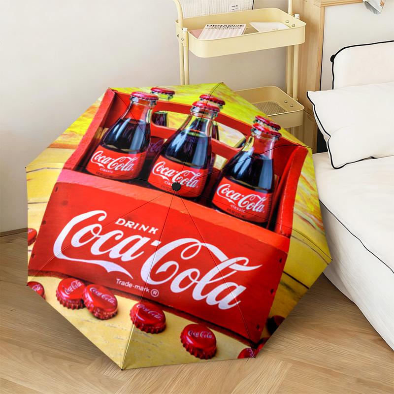 Christmas Gift Halloween Theme Bear Truck Coca Cola umbrella is suitable for all seasons, including home travel and outdoor activities Y26