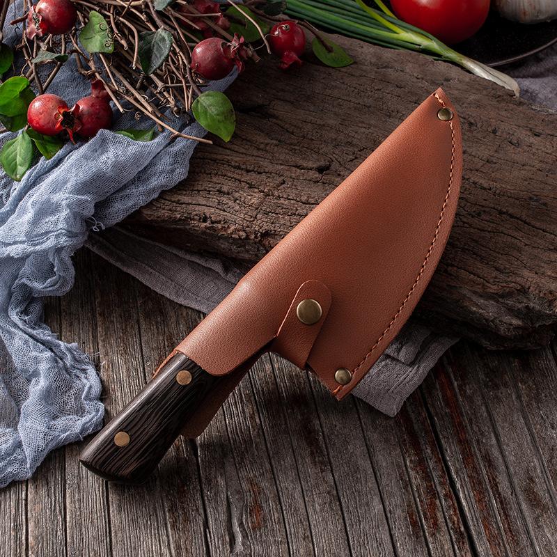 Kitchen Boning Knife Meat Cleaver Butcher Knife Wooden Handle Outdoor Camping Knives Hunting Tool