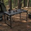 Folding Outdoor Table Sturdy for Picnics, Tailgating
