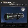 BENOISON Telephoto Lens Canon Manual Zoom Lens with EOS Kiss and for Canon SLR Cameras 420-800mm F8.3-16 (for EF/EF-S) [Compatible X10, X9i, X8i, X7,