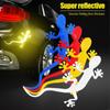 Warning Interior Parts Safety Warning Mark Car Reflective Sticker Car Vinyl Decal Bumper Sticker