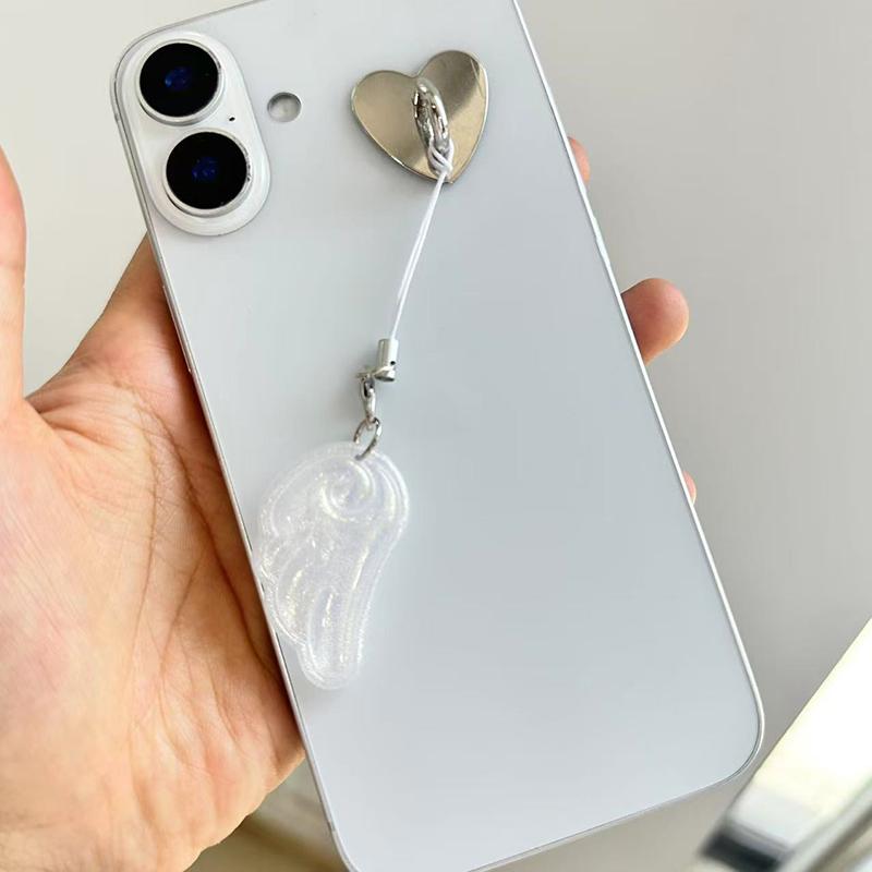 Y2K Niedliche Engelsflügel Schlüsselanhänger Anhänger Handy-Charm Handykette Vielseitige Taschen-Hängedekoration