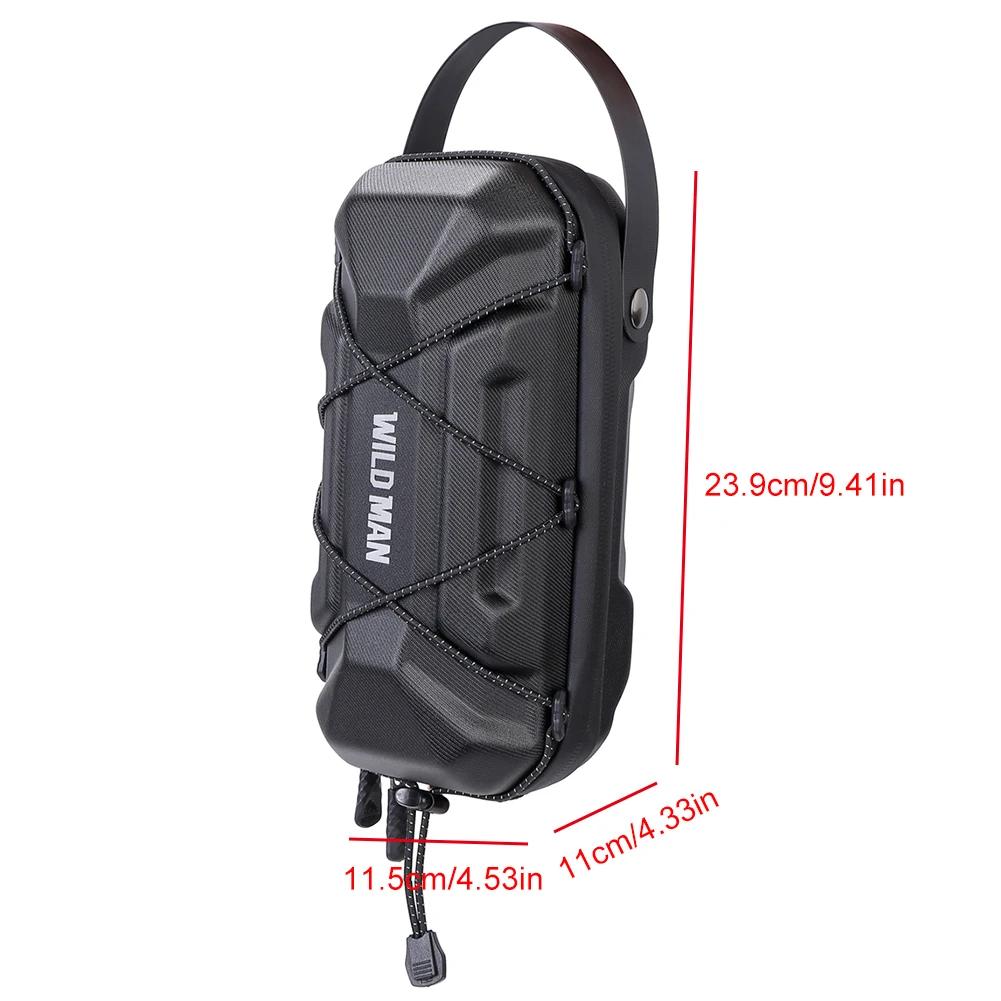 Wild Man 0.5-3L Electric Scooter Bag Waterproof For Xiaomi Rainproof Scooter Front Bag Bike Bicycle Bag Cycling Accessories