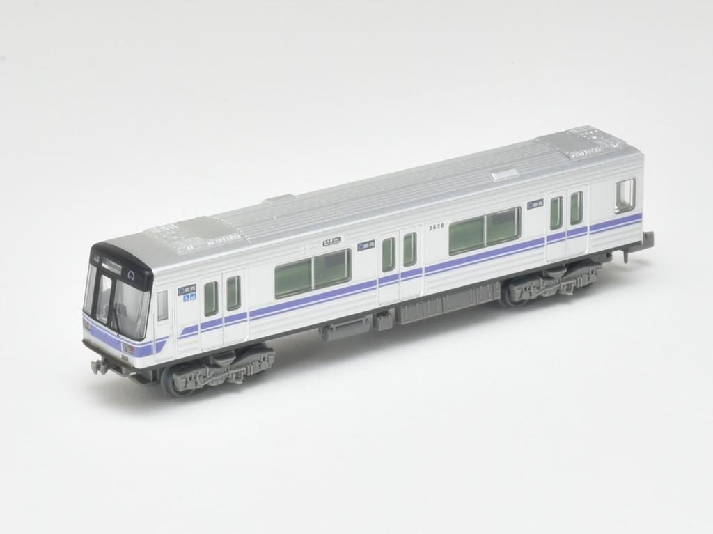 Railway Collection Jernbanesamling Nagoya City Transportation Bureau Meijo-linjen Type 2000 Sen Modell Sett Dioramaforsyninger 6-Vogn