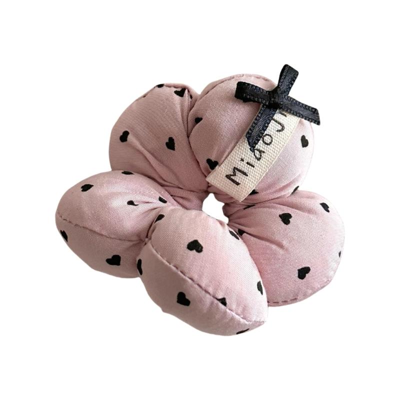 Fashionable Bows Hair Ties Korean Hair Elastics Soft and Stretchy Scrunchies Elegant Hairpieces for Everyday Use