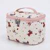 Sweet Makeup Bag, Cute New Checkered Cat Portable Partitioned Storage, Large Capacity for Travel and Hand-carry Toiletries